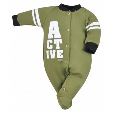 KOALA ACTIVE romper with long sleeves size 74 07-836 green