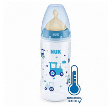 NUK Firs Choice PP bottle with temperature indicator 300ml with latex teat 0-6m SK55 10741927