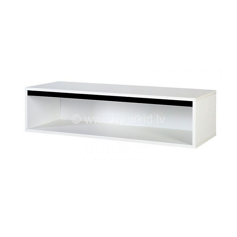 KLUPS TOP PARIS shelves on the walls, white / black