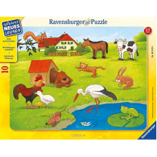 Ravensburger Puzzle double 10pcs. Animals, R06515