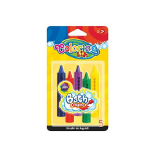 COLORINO KIDS bath crayons, 5 colors, 67300PTR