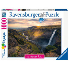 RAVENSBURGER puzle Haifoss Waterfall, Iceland, 1000gab., 16738