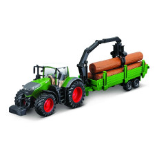 BBURAGO tractor with deluxe trailer, assort., 10cm, 18-31677/18-31678/18-31659