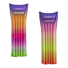 BESTWAY piepūšamais matracis Rainbow, 1.83m x 69cm, dažadas, 44041