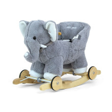 MILLY MALLY POLLY Children's rocking rocking horse with wheels GREY ELEPHANT