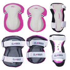 GLOBBER ceļu/elkoņu sarg pink Junior XS RANGE B ( 25-50KG ),541-110