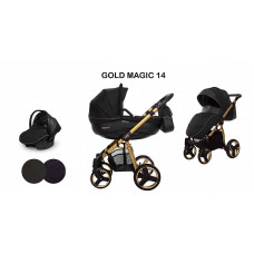 BABYACTIVE MOMMY Gold universal carriage 3in1, Gold Magic 14