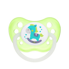 CANPOL BABIES latex dummy orthodontic form 0-6m + TOYS 23/259 green