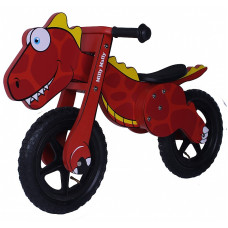 MILLY MALLY Woden Balance Bike DINO red