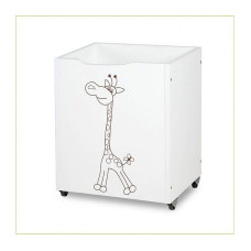 KLUPS SAFARI ŻYRAFKA toy box white