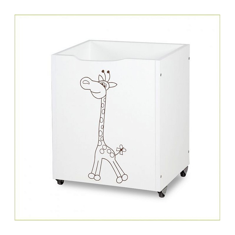 KLUPS SAFARI ŻYRAFKA toy box white