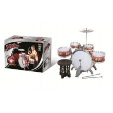 MPORT Drum set for children, red I37