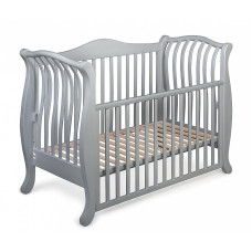 Yappy Kids YappyLa:Le SILVER cot, light grey