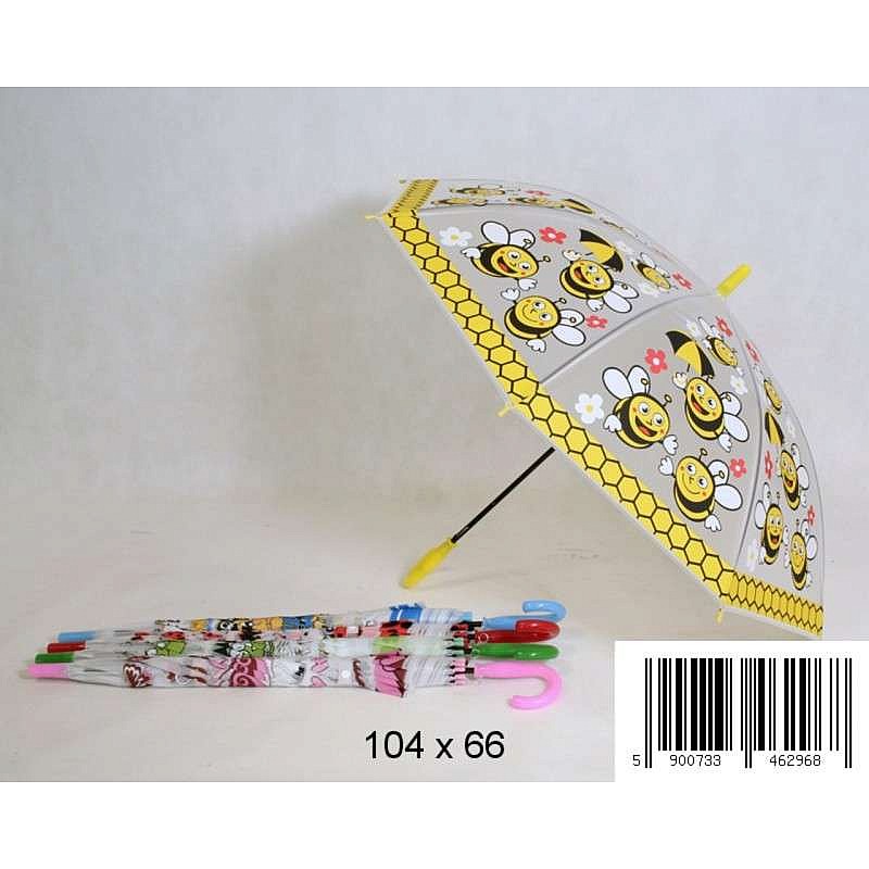 MIDEX Umbrella transparent with drawing D25316