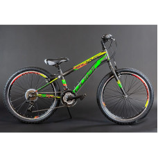 POLAR SONIC bicycle 24", green/orange