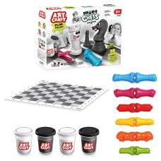 GERARDOS TOYS ARTCRAFT MEET CHESS 4X56 GR PLAY DOUGH SET 60451