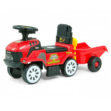 MILLY MALLY ROLLY PLUS ride-on car with trailer 2540 red 18m+