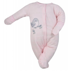 KOALA SIKORKA romper with long sleeves 56 size 08-303 pink