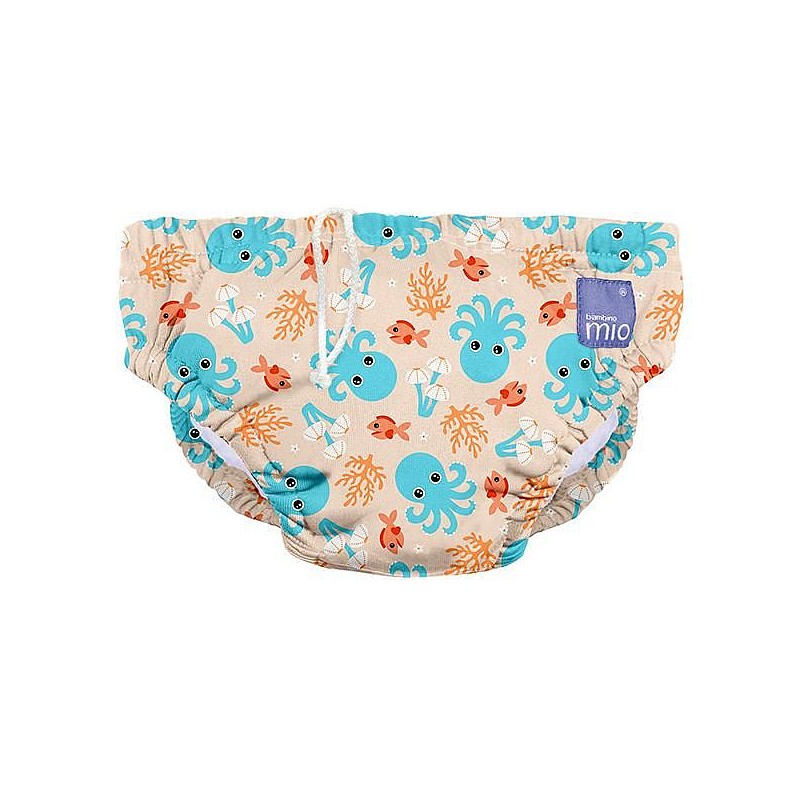 BAMBINO MIO Swim Nappies peldbikses BLUE SQUID, L (9-12kg)