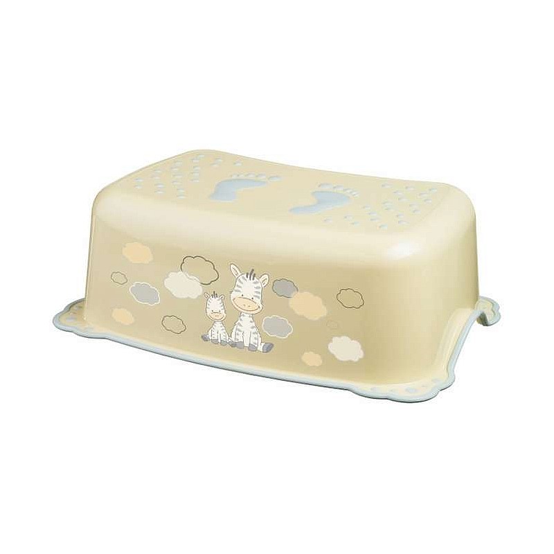 MALTEX step stool Zebra 6913_62 beige/grey