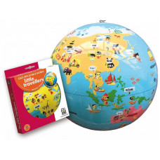 CALY Inflatable globe-ball Little travellers 30cm, 40735