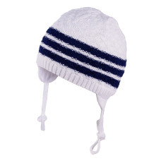 TUTU Hat 40-44 size, 3-004628 014 white-navy blue