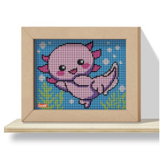 QUERCETTI Mosaic PIXEL ART 4 KAWAII DESIGN - AXOLOTL, 0796