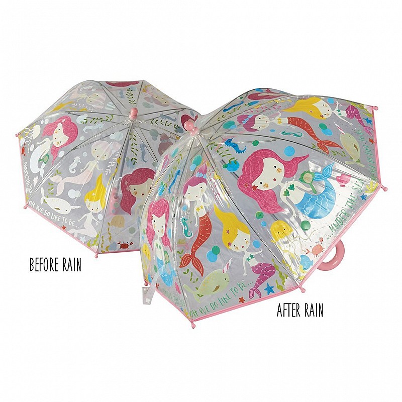 FLOSS & ROCK colour changing umbrella MERMAID 66x54cm 35P2416