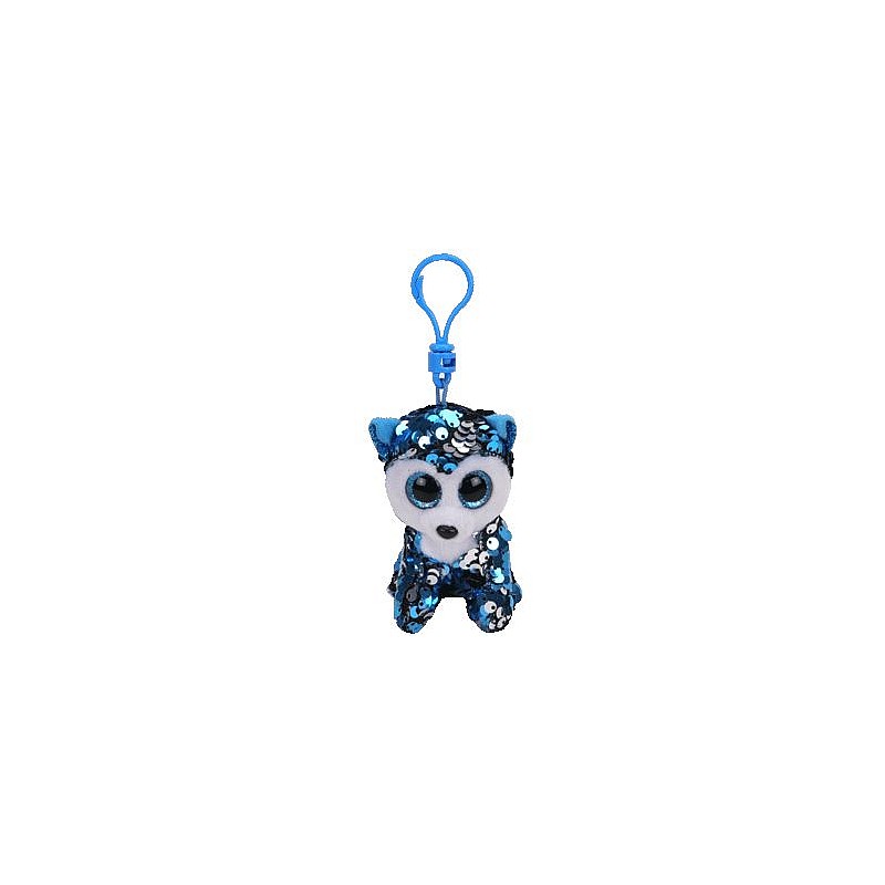 TY Flippables Toy - Keychain SLUSH SEQUIN HUSKIE 8cm, TY35305