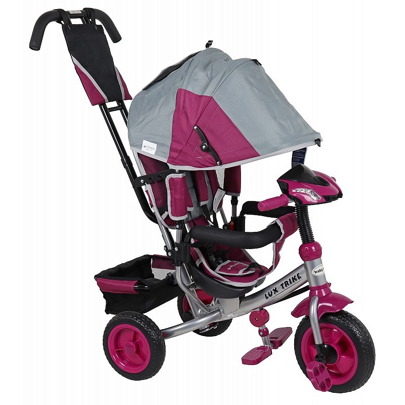 BABY MIX LUX BIKE Children's tricycle XG6519-T16 GREY/VIOLET