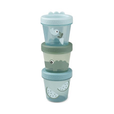 Done by Deer Baby food container 3-pack Croco Green 274395 (1236013)