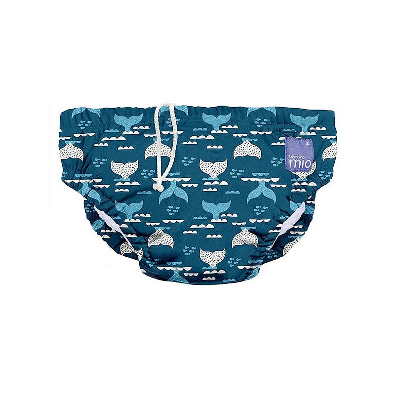 BAMBINO MIO Swim Nappies melting BLUE TAIL, M (7-9kg)