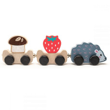 CUBIKA Wooden trains Clever Hedgehog 18M+ 15467