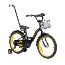 TOMABIKE Children's bicycle 18" XXIII PLATINUM BLACK/YELLOW