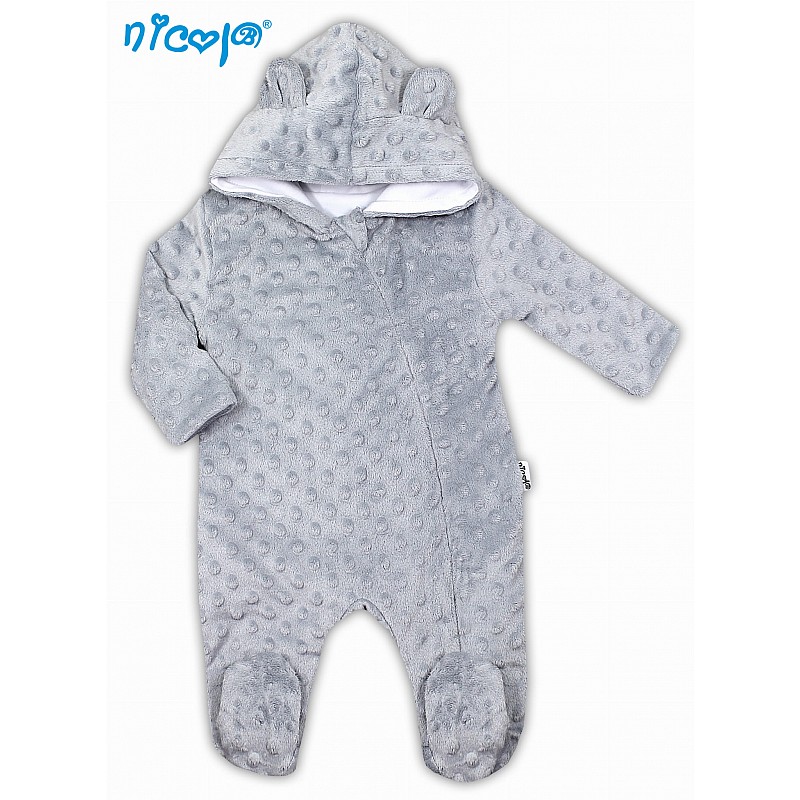 NICOL MINKY romper 62 size, art.7797 22 grey