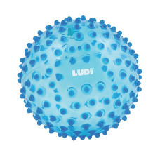 LUDI sensory ball ø20cm 6m+ Blue L2795BL