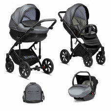 TUTIS MIMI STYLE Luxury universal carriage 3in1, 290 ANTRACYTE