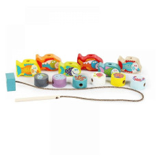 CUBIKA wooden toy Fishes, 13647