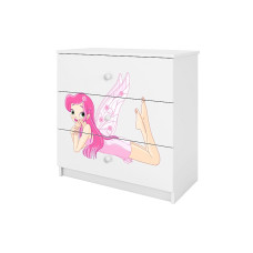 KOCOT KIDS Chest of drawers babydreams white fairy with wings