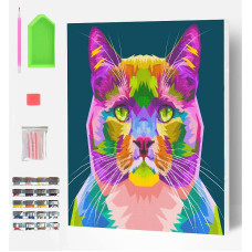 SPLAT PLANET Diamond painting 30x40cm CAT, SP45157