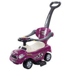 SUN BABY ride-on car with handle Quick, J05.006.1.3 violet