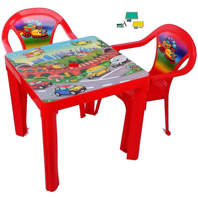 3TOYSM set (table + 2 chair),  ZM - RED SALE