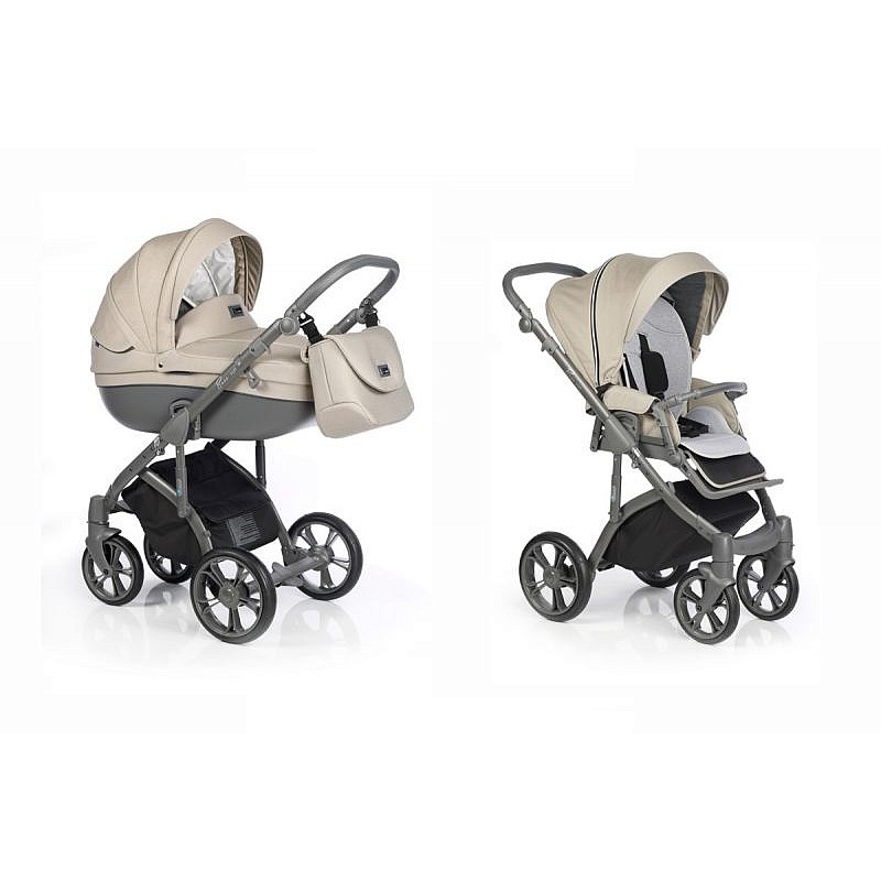 ROAN BASS SOFT Dots 2in1 Universal stroller, Beige Dots