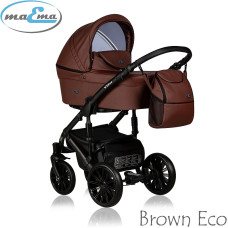 MAEMA ViTor Leather Universal stroller 2in1, BROWN ECO