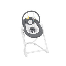 BADABULLE Compact Up Height Adjustable Bouncer, Moonlight B012009