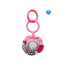 CANPOL BABIES ZIGZAG hanging toy BOW 0m + 68/057 pink