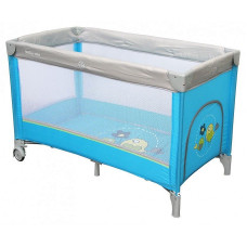 BABY MIX bed for travel, HR-8052-184 blue