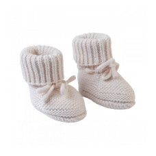 Lodger Slipper FOLKLORE Merino wool 0-6m., BIRCH SLM 599