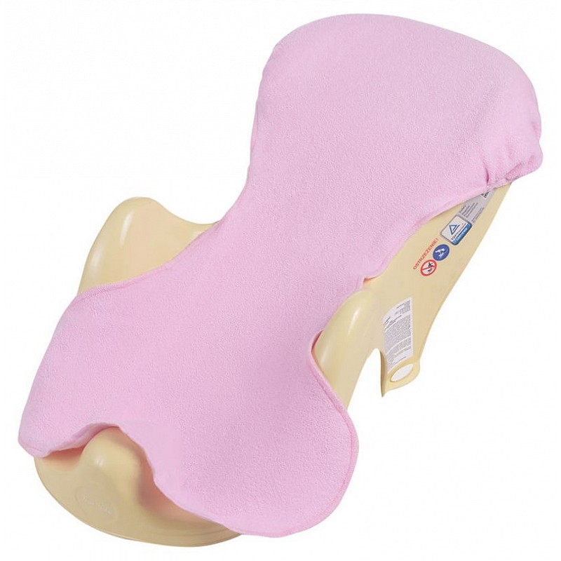 TEGA BABY terry cover for bath seat, TG-070 light pink