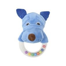 LORELLI rattle RING DOG BLUE, 1019136 0004